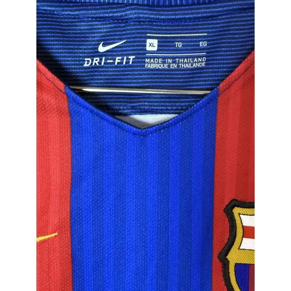 Nike FC Barcelona Soccer Jersey Blue And Red Youth  XL - Picture 3 of 5